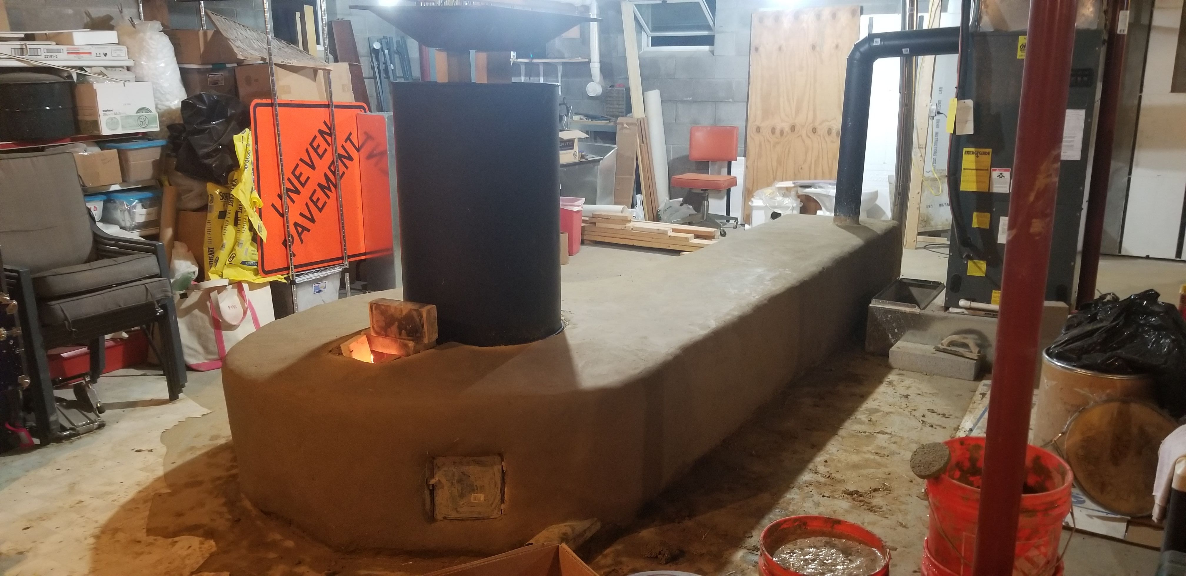 Gracie's Rocket Mass Heater