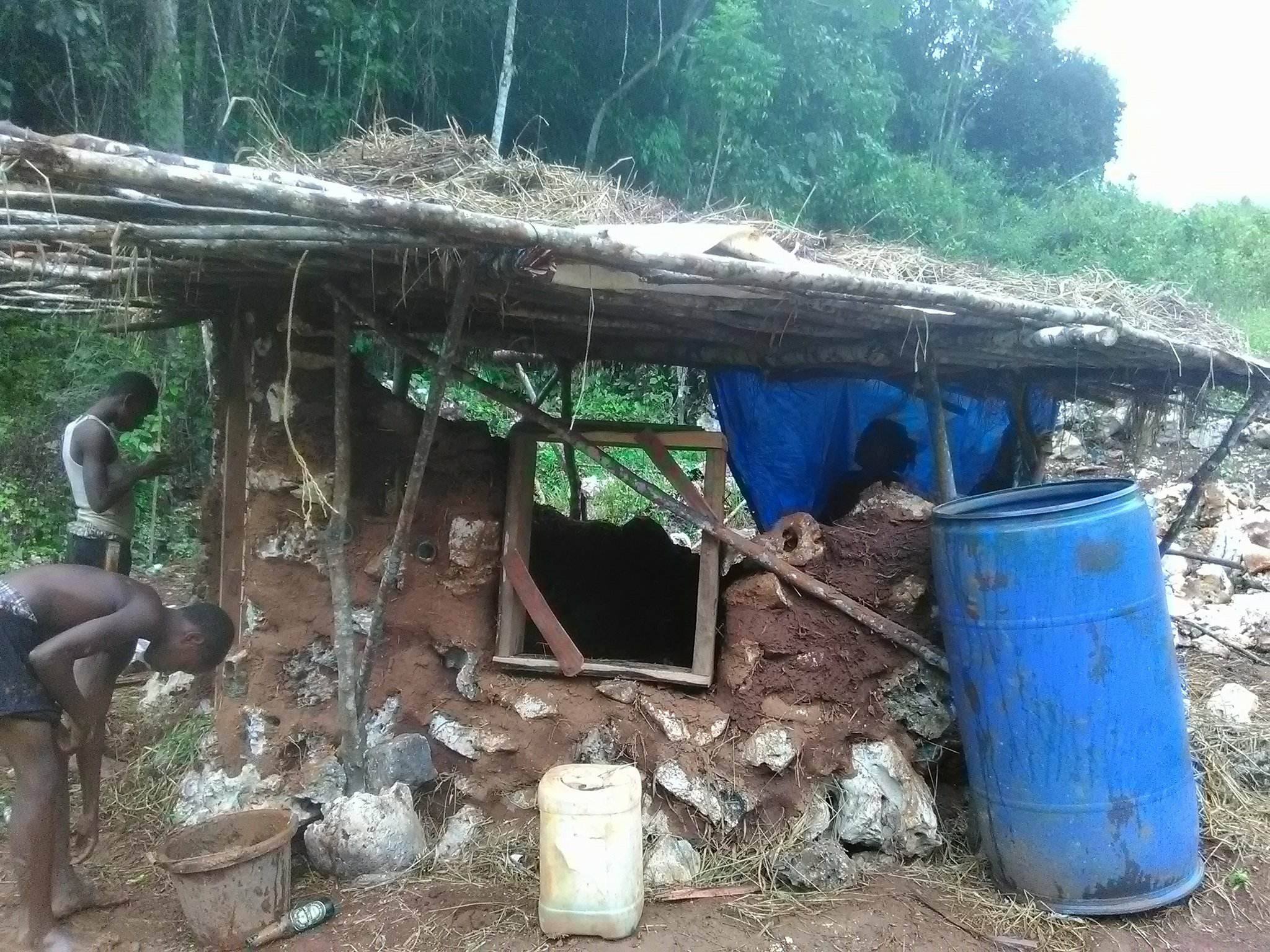 Primitive Cob Hut Exterior