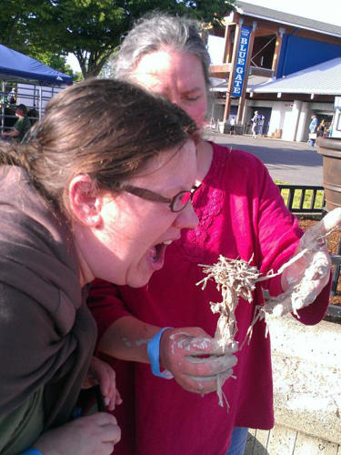 Having a good time at Mother Earth News Fair